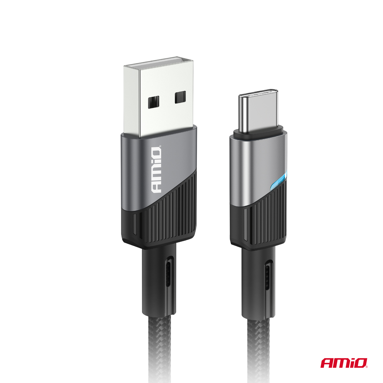 AMiO - Kábel USB na USB-C 3A 200cm FullLINK