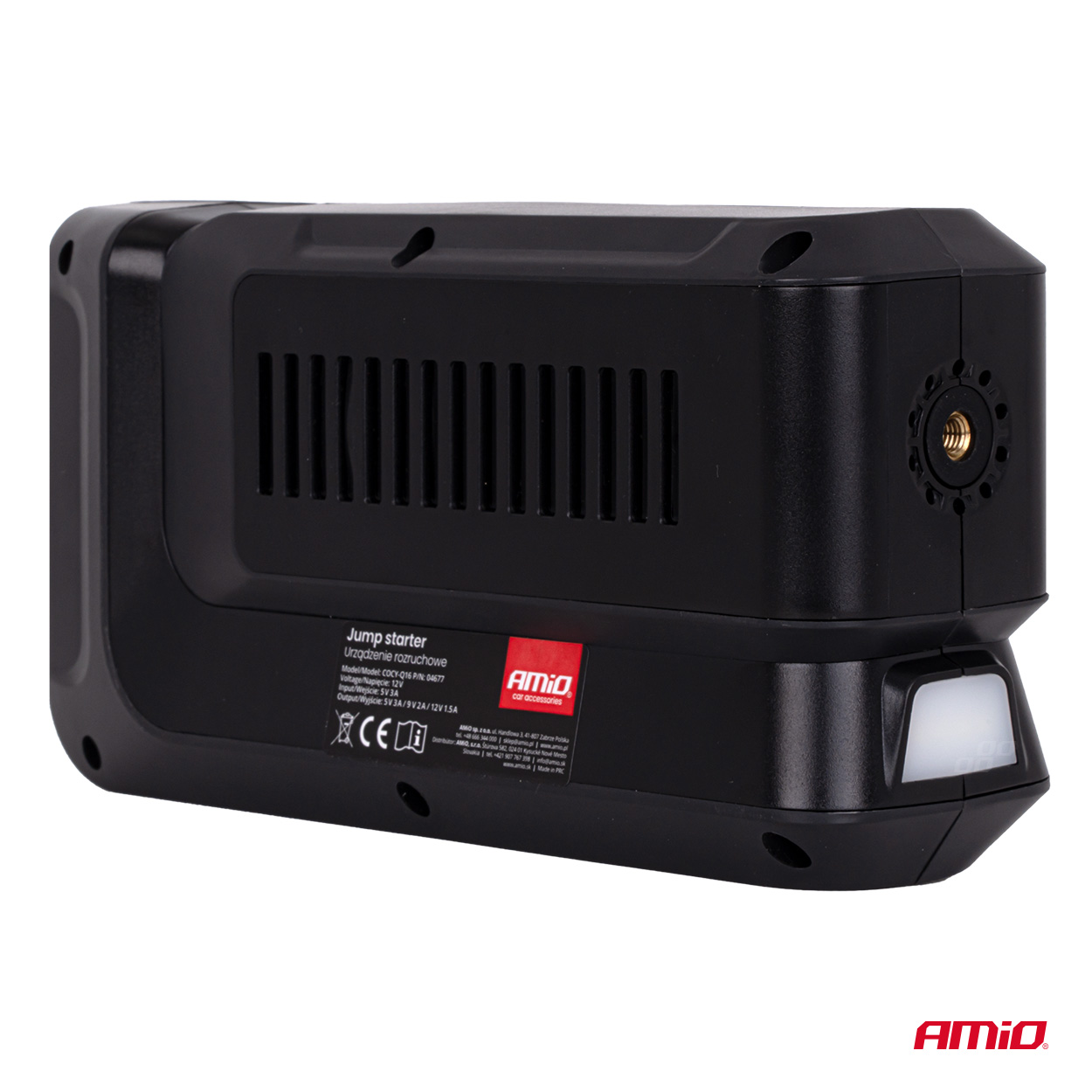 AMiO - Štartovacie zariadenie 4in1 12V 12Ah 1600A