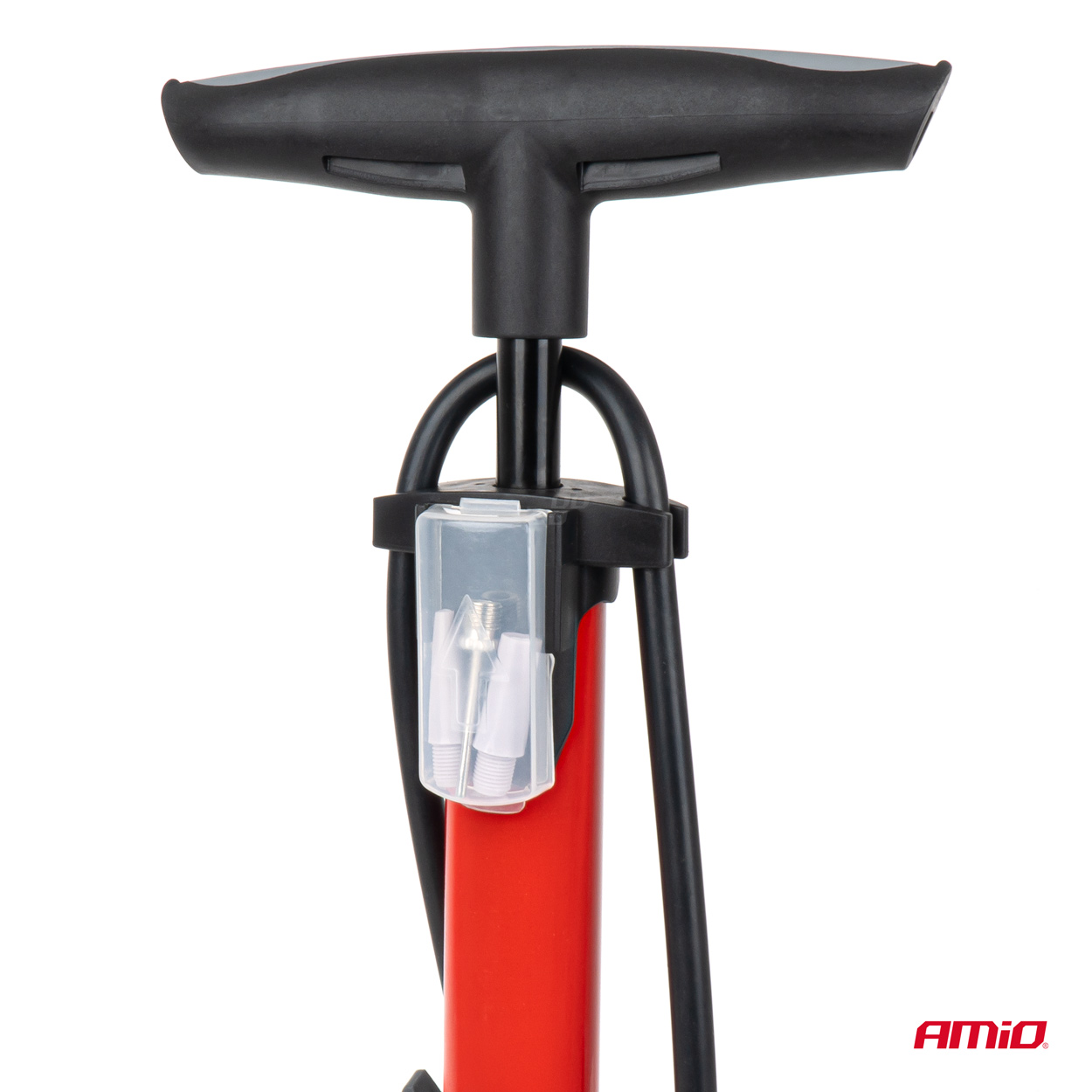 AMiO - Ručná kovová pumpa s manometrom MINI PU08