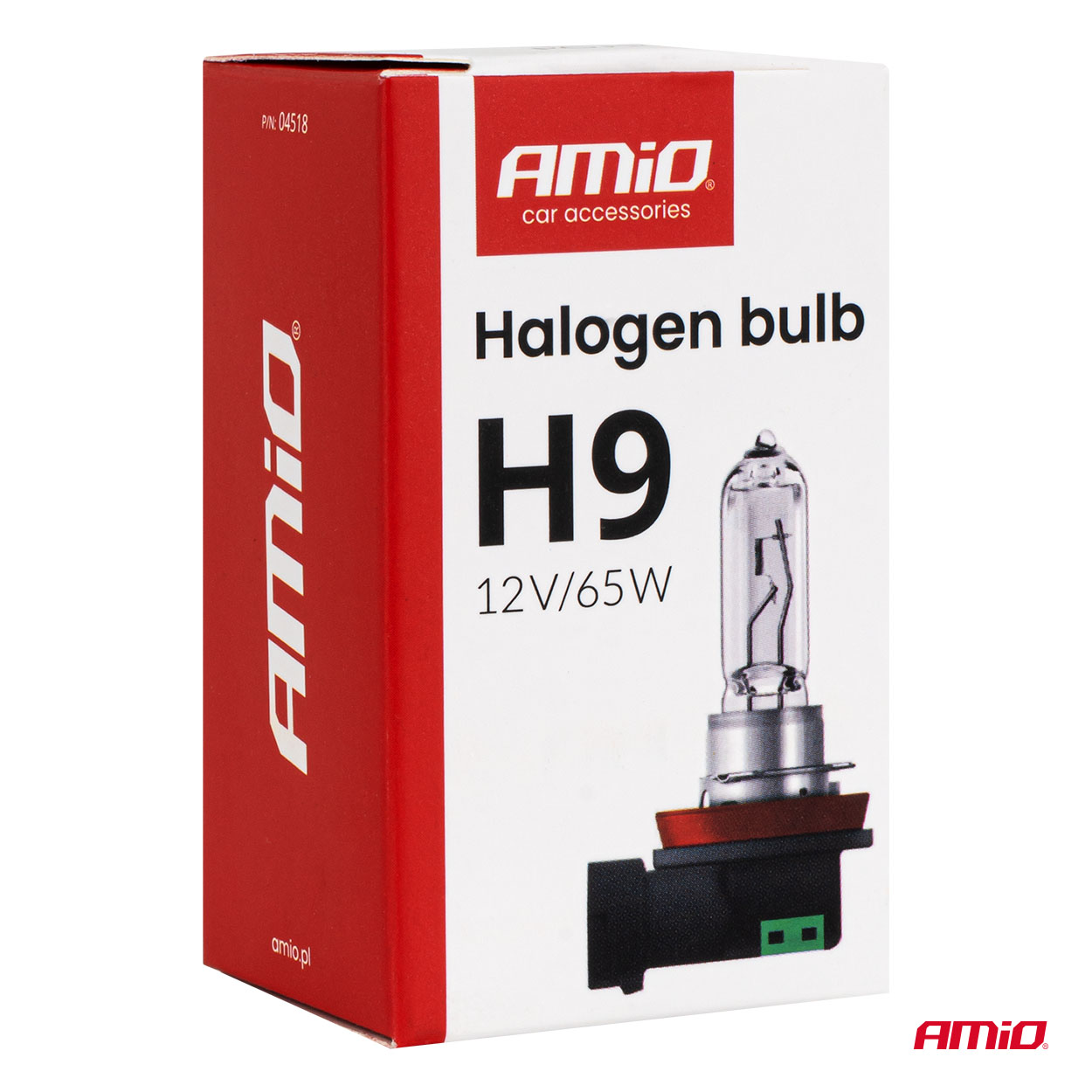 AMiO - Halogénová žiarovka H9 12V 65W PGJ19-5