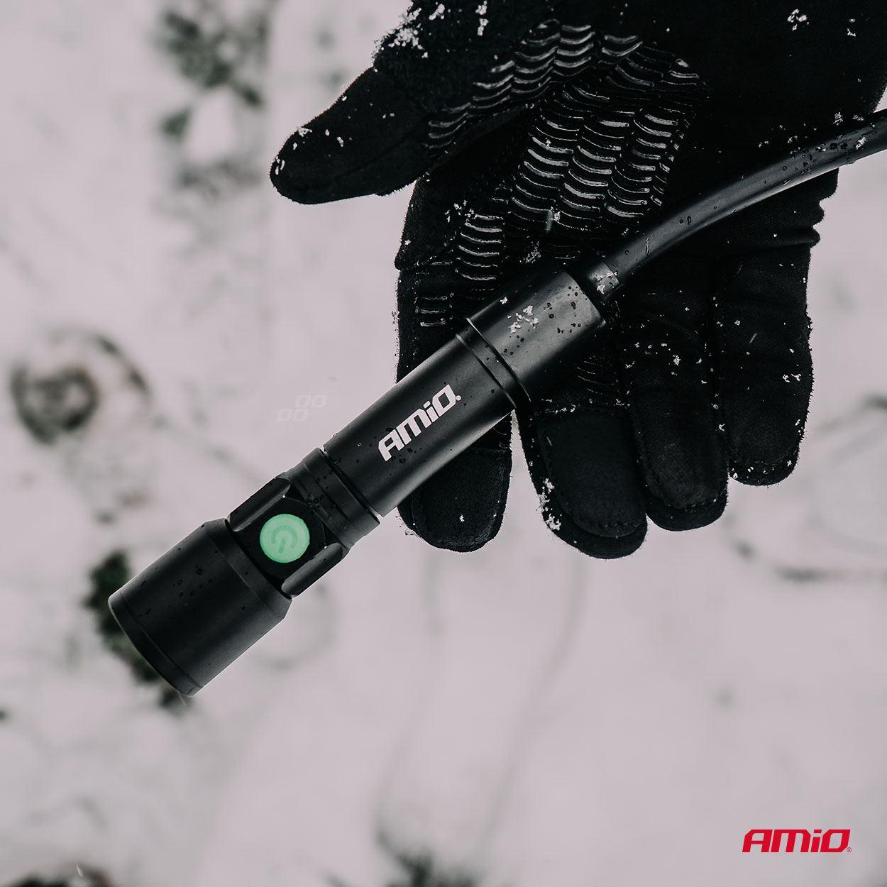 AMiO - LED kontrolná baterka 2xP50 1000mAh (BATT)