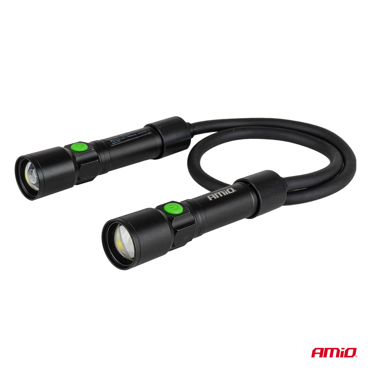 AMiO - LED kontrolná baterka 2xP50 1000mAh (BATT)