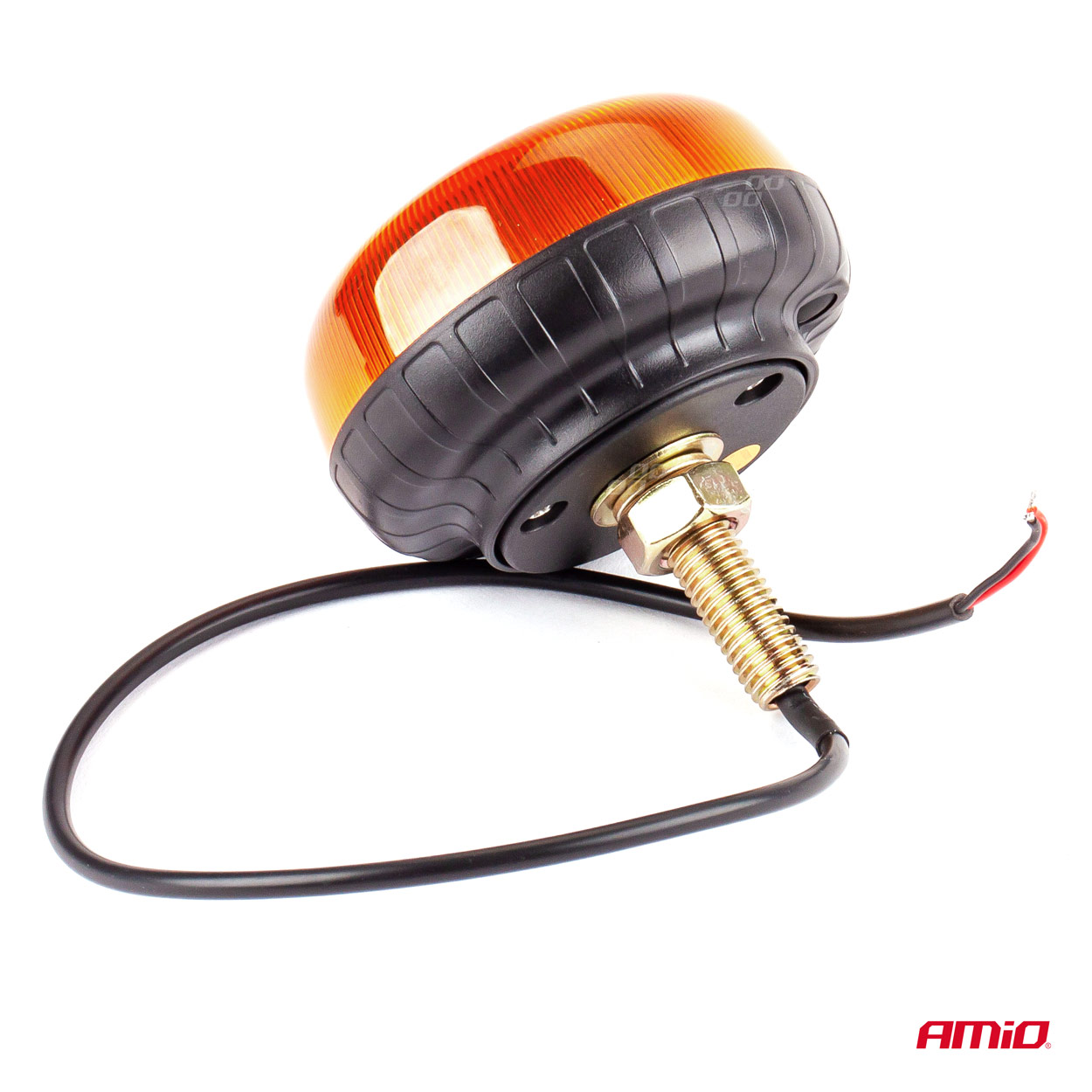 AMiO - Výstražný maják W21sb na skrutke R65 R10 18LED 12/24V IP56
