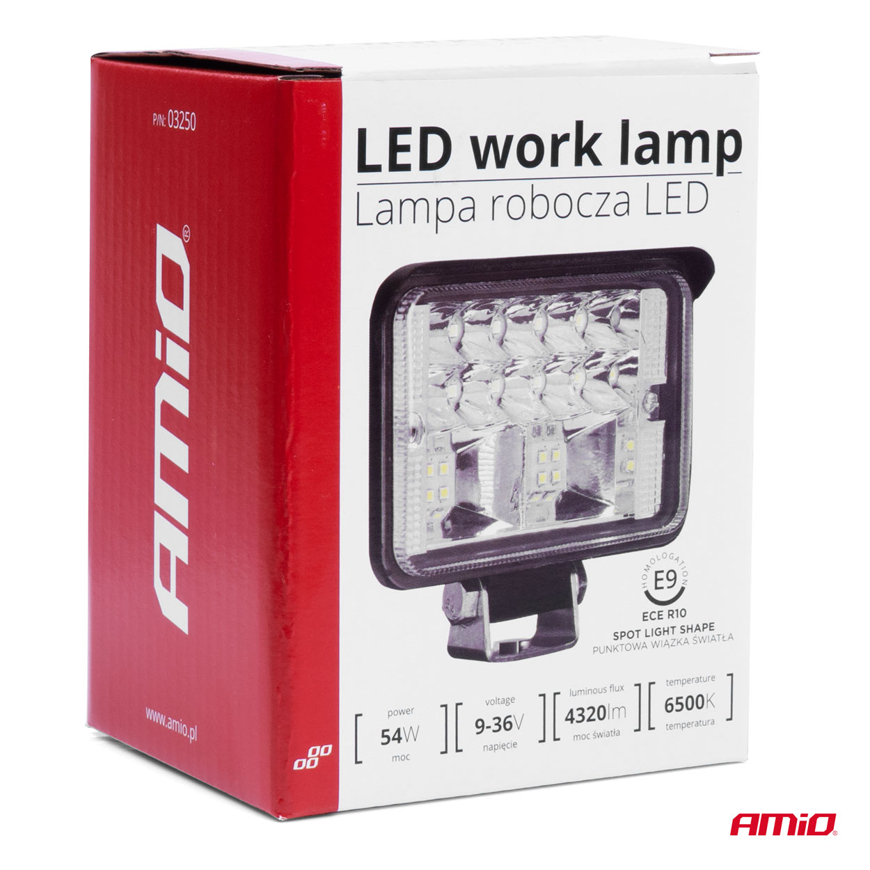 AMiO - Pracovné LED svetlo AWL39 18 LED SPOT 9-36V