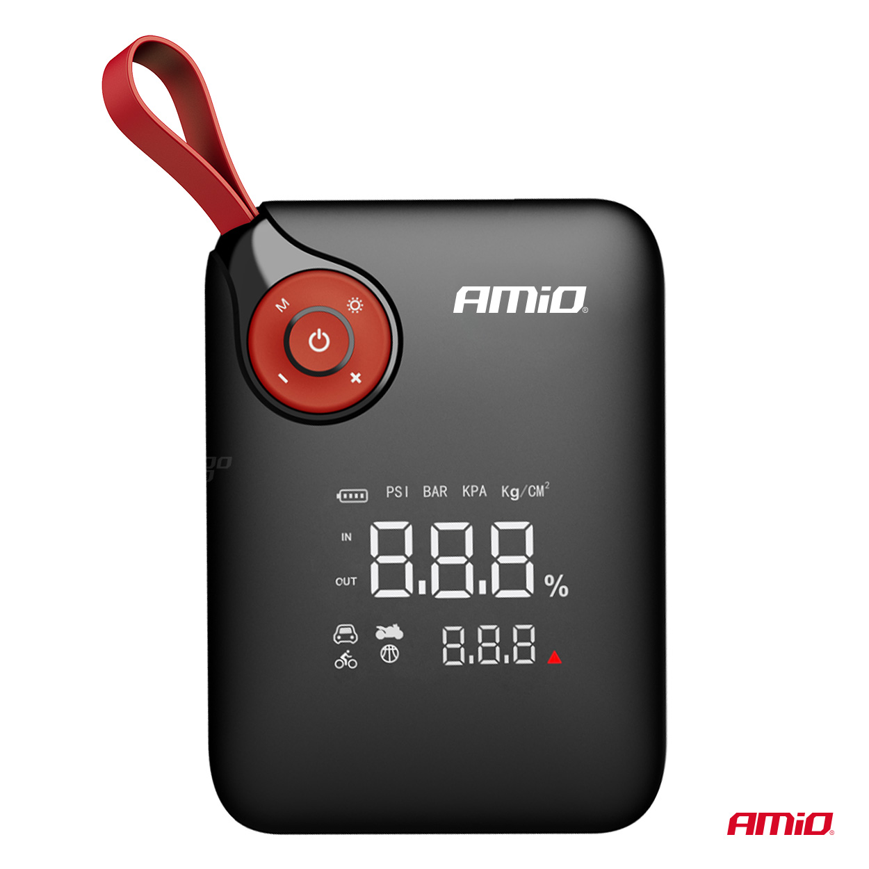 AMiO - Štartovacie zariadenie 4in1 12V 7,2Ah 600A PRO