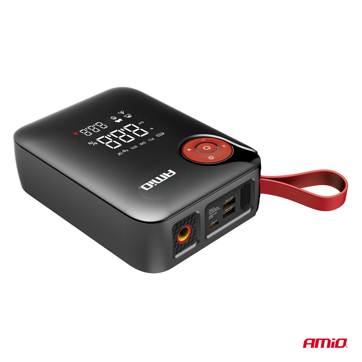 AMiO - Štartovacie zariadenie 4in1 12V 7,2Ah 600A PRO