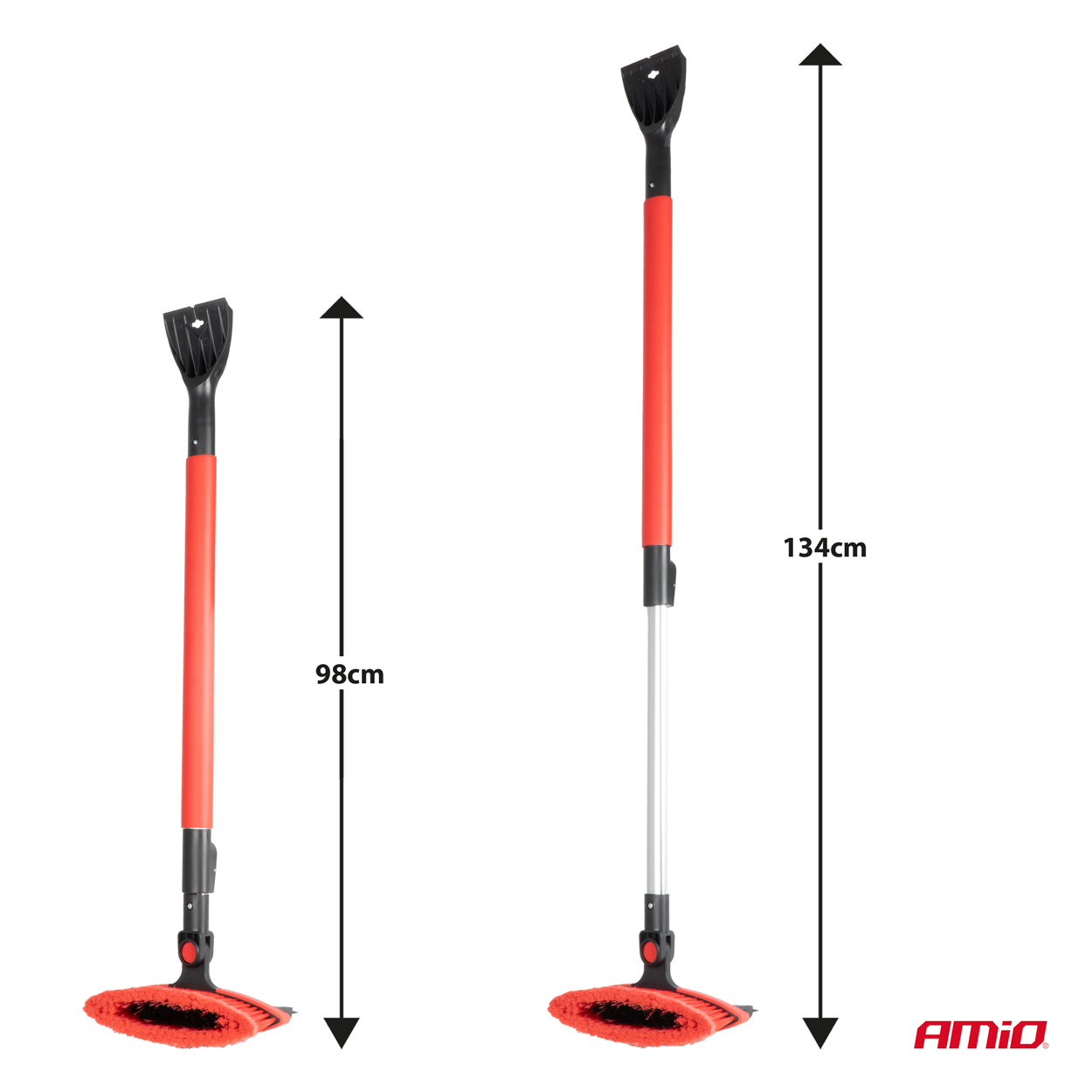 AMiO - Škrabka s metličkou a stierkou, dlhá 98-134cm