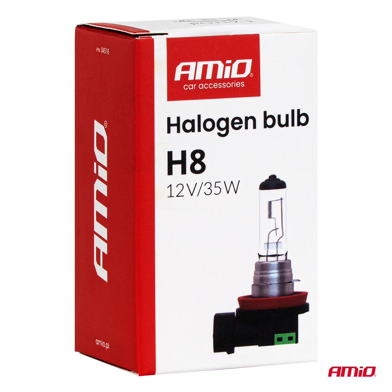 AMiO - Halogénová žiarovka H8 12V 35W PGJ19-1