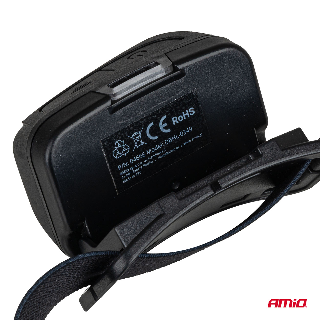 AMiO - Čelovka LED COB 1800mAh (BATT)