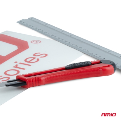 AMiO - Sada univerzálnych odlamovacích nožov ABS 100x18x0,5mm 24ks Box