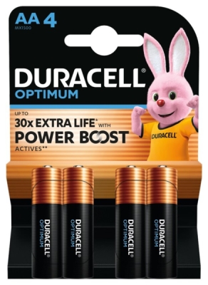 Batéria DURACELL OPTIMUM LR6 /AA/ K4 4ks