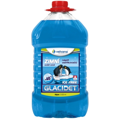 Glacidet zimná zmes do ostrekovačov -40°C 3L VELVANA 31.132