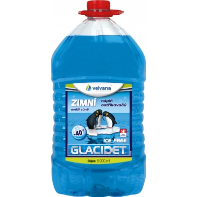Glacidet zimná zmes do ostrekovačov -40°C 5L VELVANA 31.133