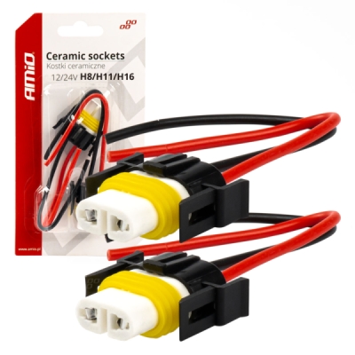 AMiO - Keramické pätice 2ks H8/H11/H16