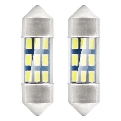 AMiO - LED žiarovky STANDARD 3014 9SMD Festoon C5W C10W C3W 31mm White 12V