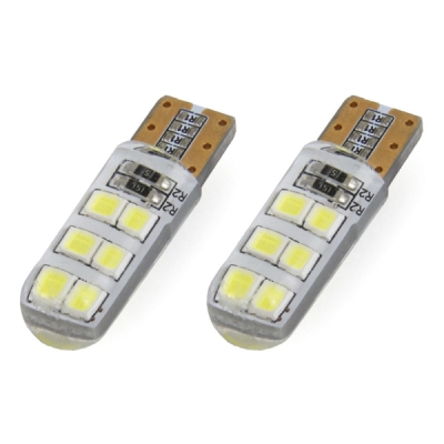 AMiO - LED žiarovky STANDARD T10 W5W 12xSMD 2835 12V Silca