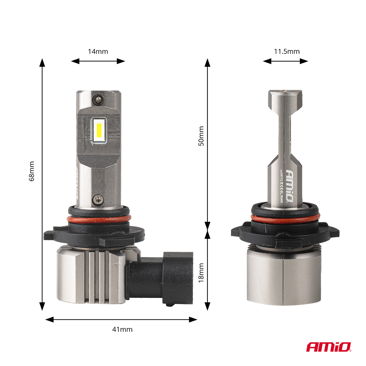 AMiO - LED žiarovky hlavného svietenia Séria H25 CANBUS HB4 9006 12V 31W