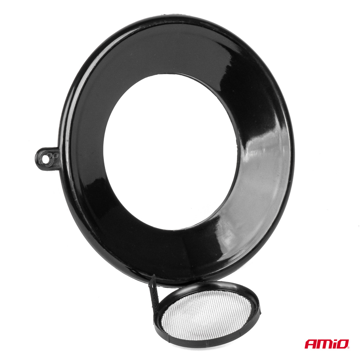AMiO - Plastový lievik s polovičným krytom a filtrom 13,5cm
