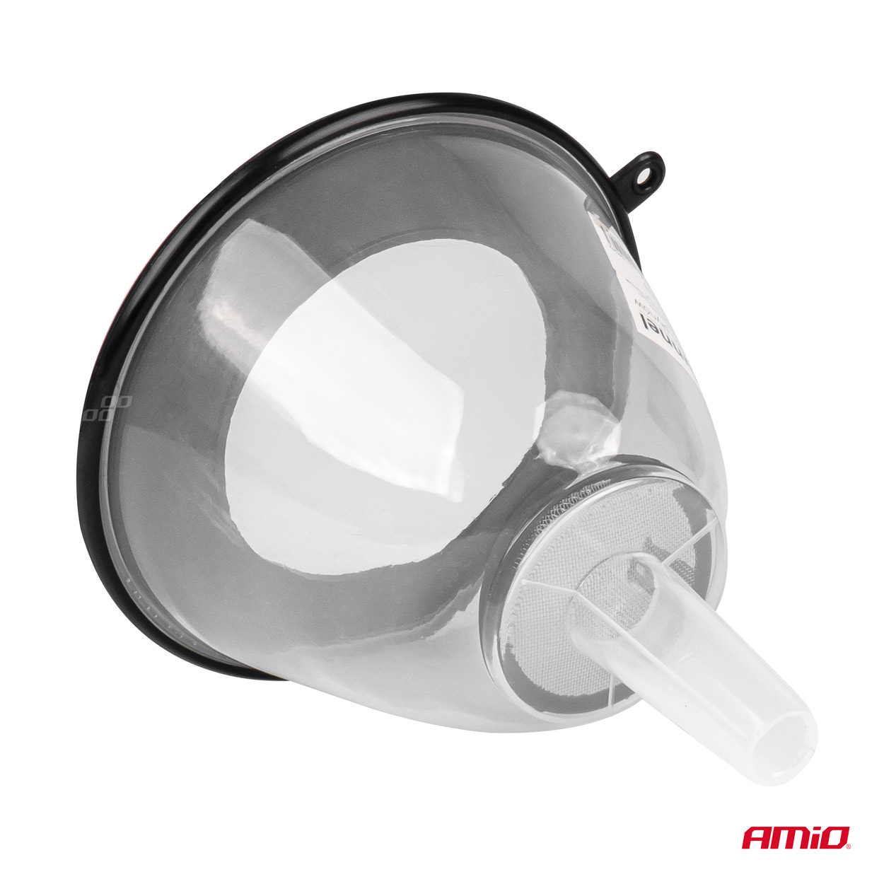 AMiO - Plastový lievik s polovičným krytom a filtrom 13,5cm