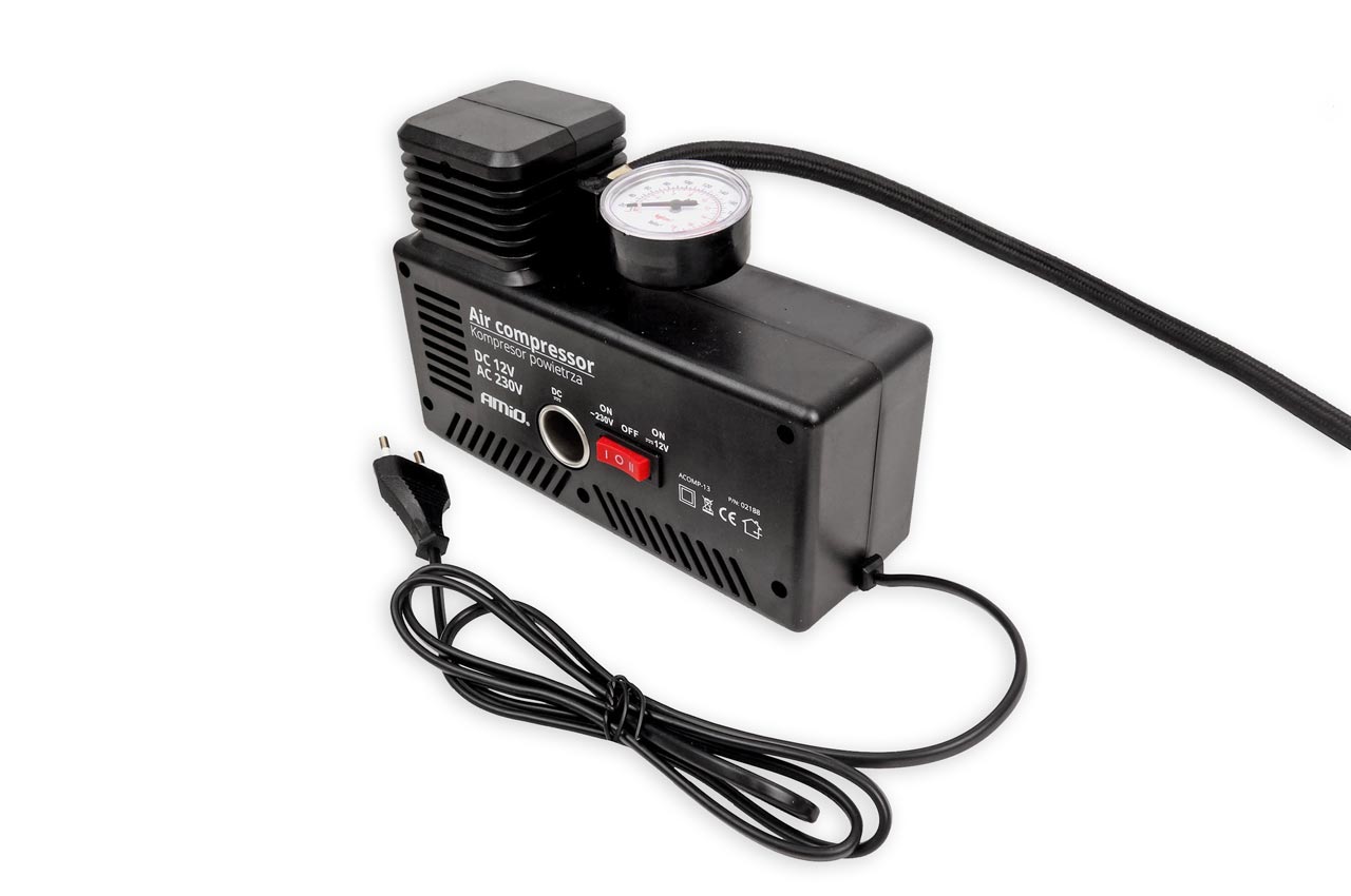 AMiO - Kompresor do auta 12V/230V, Acomp-13