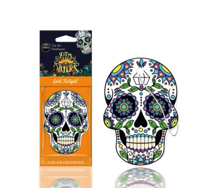 Aroma Car - Osviežovač vzduchu DIA DE LOS MUERTOS Gold Tatoo