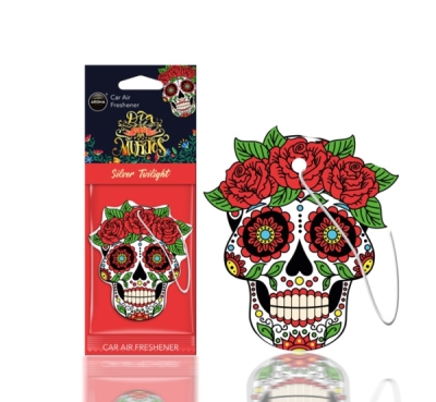 Aroma Car - Osviežovač vzduchu DIA DE LOS MUERTOS Silver Tatoo
