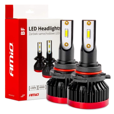 AMiO - LED žiarovky hlavného svietenia HB4 9006 BF séria