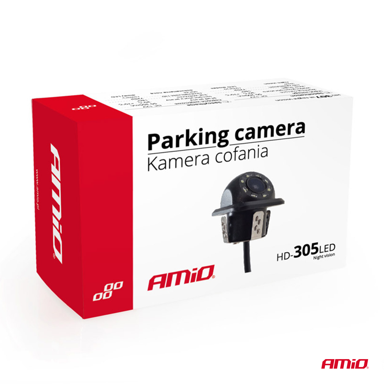 AMiO - Cúvacia kamera HD-305 LED "Night Vision" 18 mm
