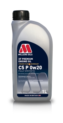 Motorový olej MILLERS XF PREMIUM C5 P 0W-20 1L