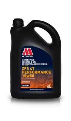Motorový olej MILLERS OIL ZFS 4T PERFORMANCE 15W-40 4L