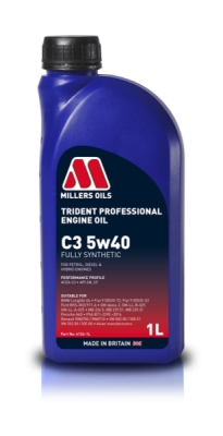 Motorový olej MILLERS OILS Trident Professional C3 5W-40 1L