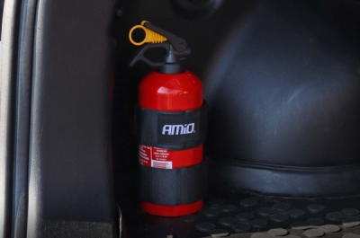 AMiO - Držiak hasiaceho prístroja na suchý zips