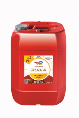 Motorový olej Total Rubia Works 4000 10W-40 20L