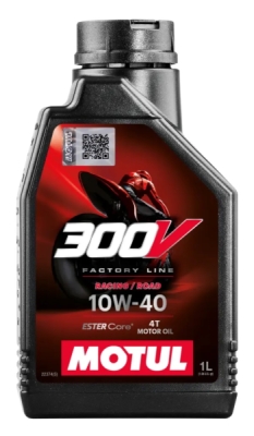 Motorový olej MOTUL 300V FACTORY LINE ROAD RACING 10W-40 4T 104121 4L
