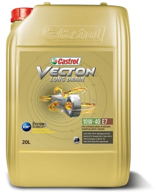 Motorový olej CASTROL Vecton Long Drain 10W-40 E7 20L 15B352