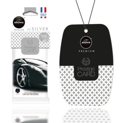 Aroma Car - Osviežovač vzduchu PRESTIGE CARD SILVER