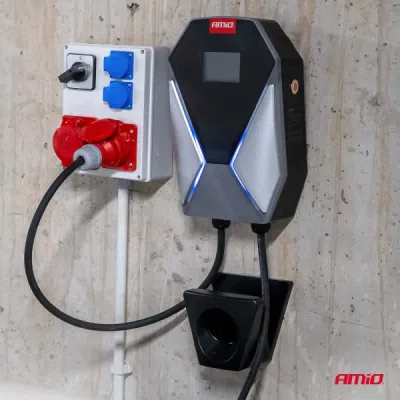 AMiO - Trojfázová nástenná nabíjačka pre elektrické vozidlá 11kW 16A 400V 04842