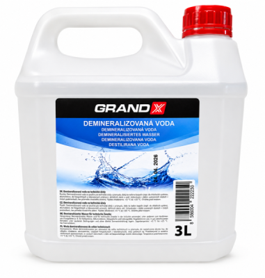 GrandX Demineralizovaná voda 3L