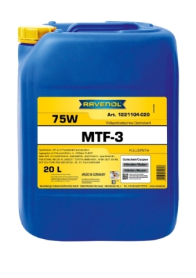 Olej do prevodovky RAVENOL MTF-3 SAE 75W 20L