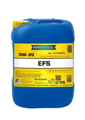 Motorový olej RAVENOL EFS SAE 0W-20 10L