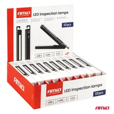 AMiO - LED inšpekčné baterky, 10 kusov