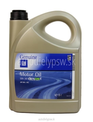 Motorový olej OPEL GM GM DEXOS 1 GEN3 5W-30 5L
