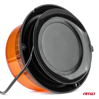 AMiO - Výstražný maják W03M magnetický R65 R10 36LED 12 / 24V IP56