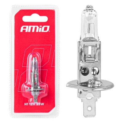 AMiO - Halogénová žiarovka H1 12V/55W 1ks blister