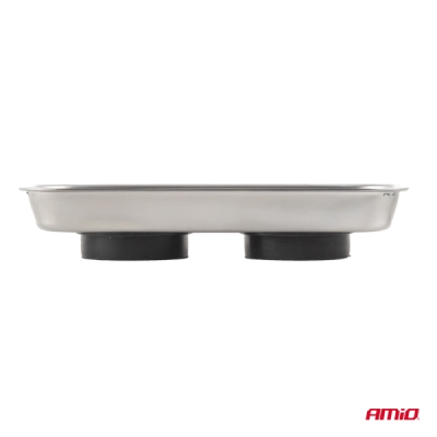 Magnetická miska z nehrdzavejúcej ocele 150x65x27mm AMiO-04917