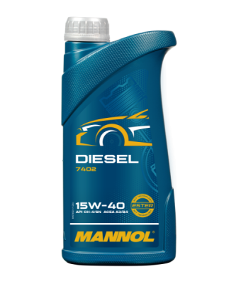Motorový olej MANNOL 7402 Diesel 15W-40 1L
