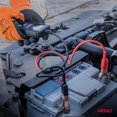 Profesionálny digitálny tester akumulátora 2–220 Ah 6V 12V 24V AMIO-04920