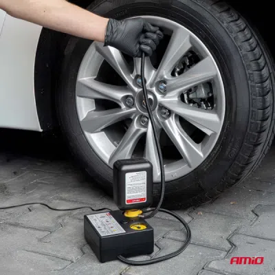 AMiO - Súprava na opravu a hustenie pneumatík 19mm 12V 04929
