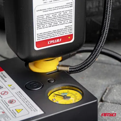 AMiO - Súprava na opravu a hustenie pneumatík 19mm 12V 04929
