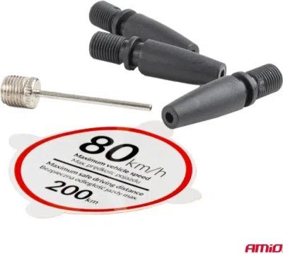 AMiO - Súprava na opravu a hustenie pneumatík 19mm 12V 04929
